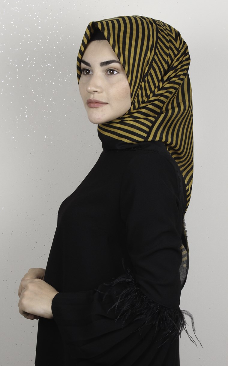 Coton Kare Eşarp 1693-16