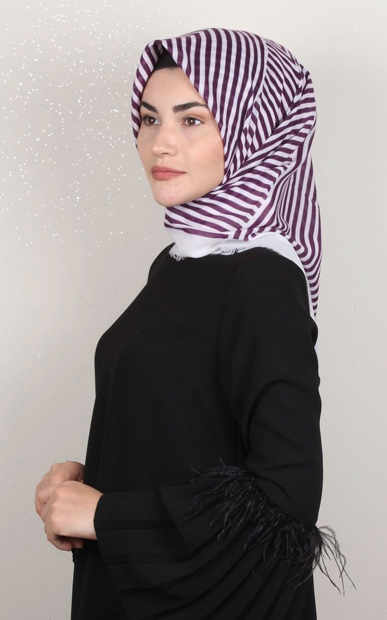 Coton Kare Eşarp 1693-3