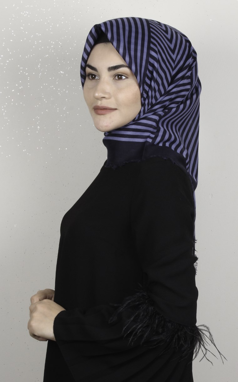 Coton Kare Eşarp 1693-7