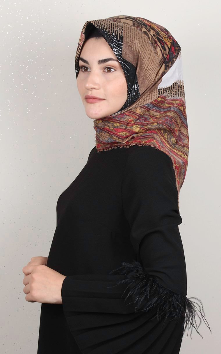 Coton Kare Eşarp 1694-5