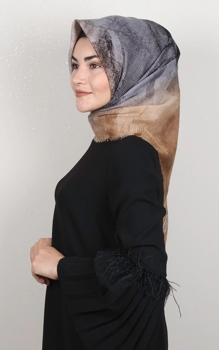 Coton Kare Eşarp 1695-1