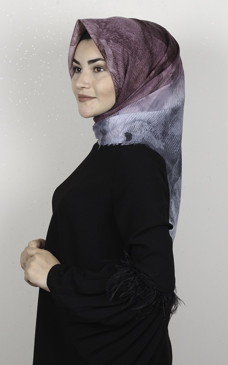 Coton Kare Eşarp 1695-8