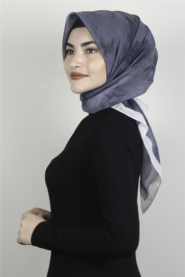 Coton & Silk Eşarp 3633-3 Füme