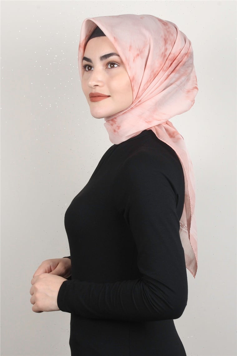 Coton & Silk Eşarp 3633-6 Pudra