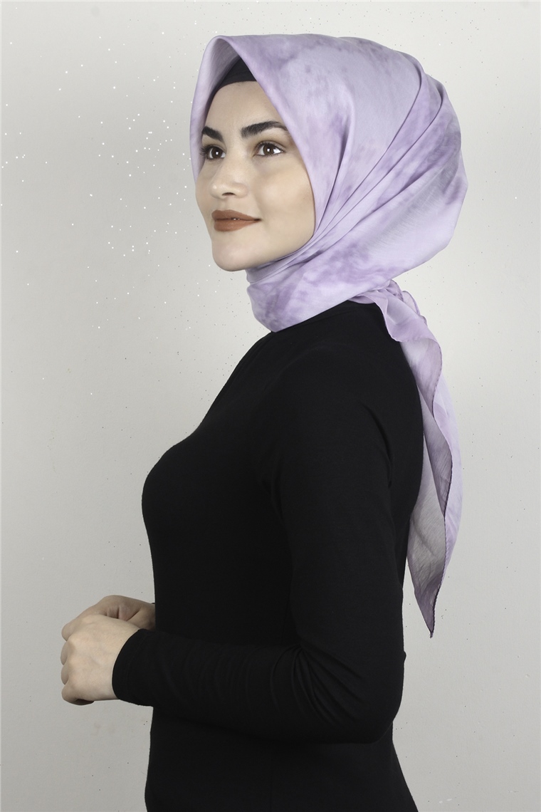 Coton & Silk Eşarp 3633-7 Lila