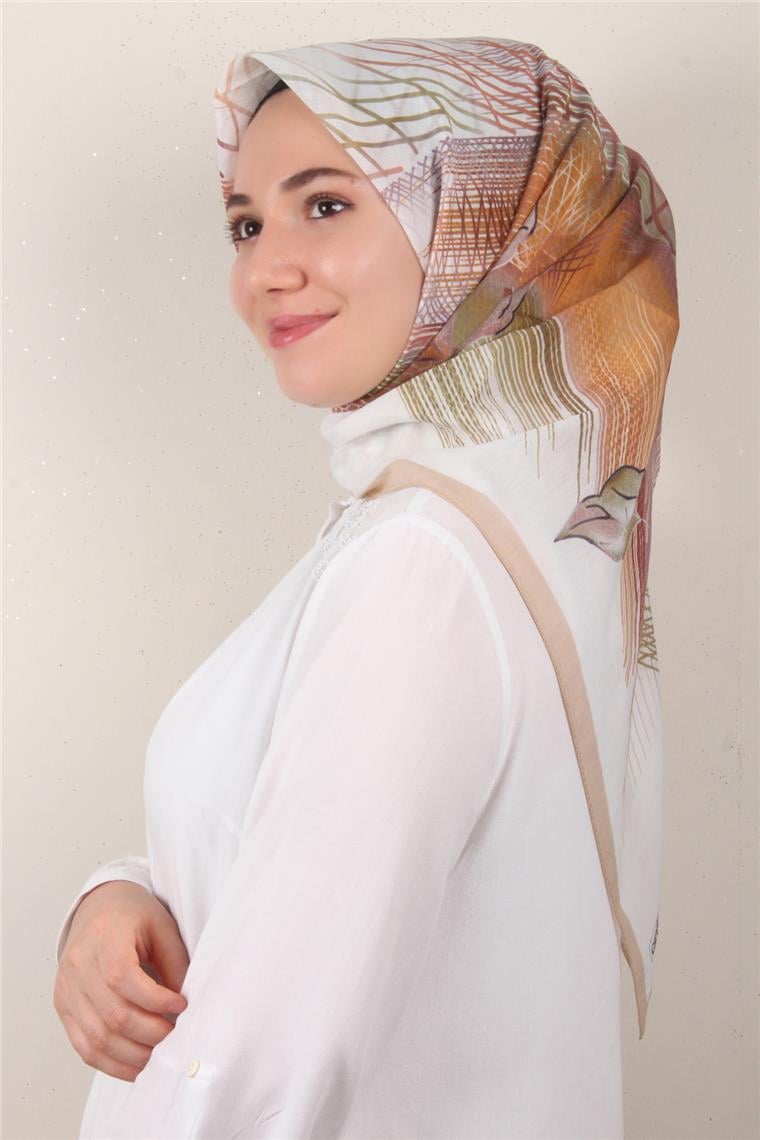 Coton & Silk Eşarp 3649-4