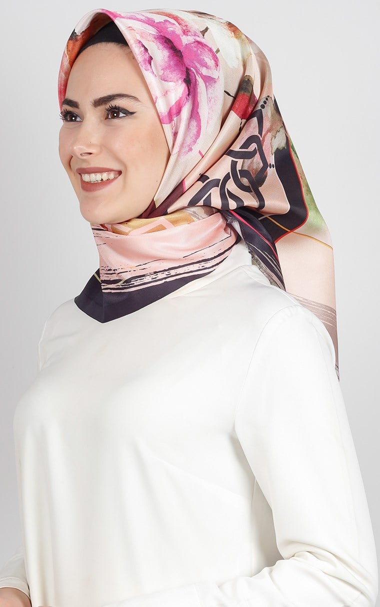 Piramit Tafta Dijital Eşarp 1920-4