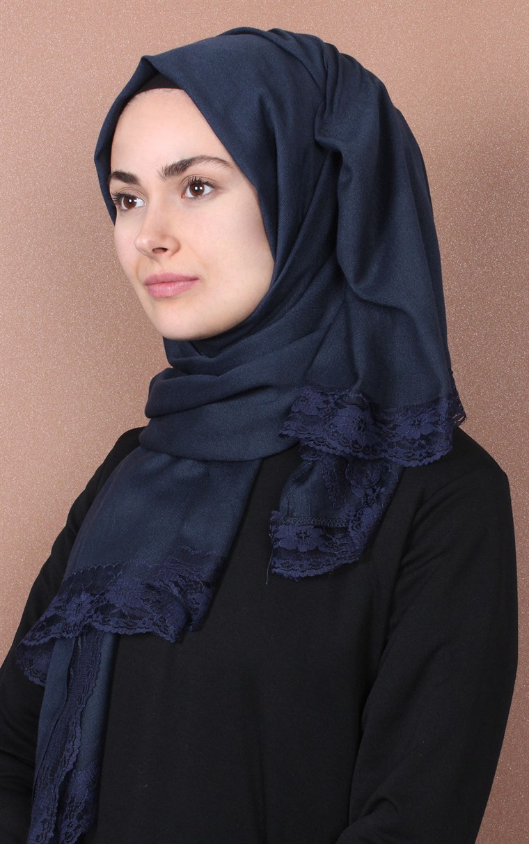 Dantelli Paşmina Şal 1243-42