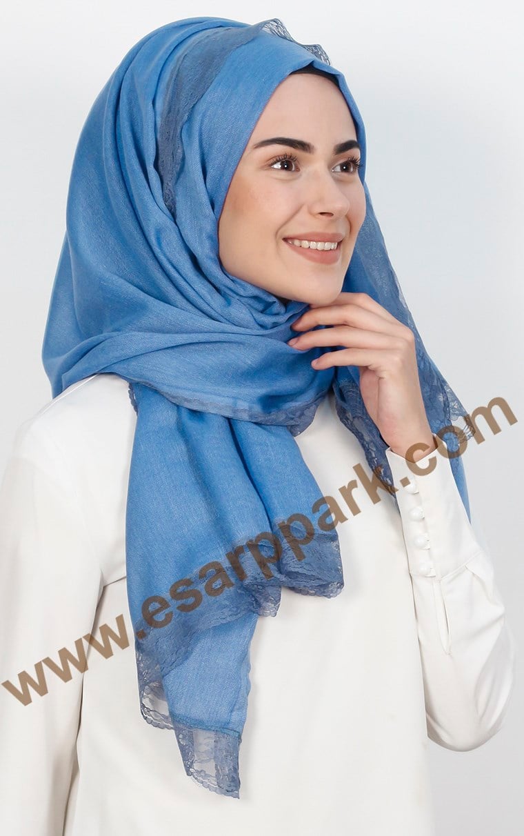 Dantelli Paşmina Şal 1243-44