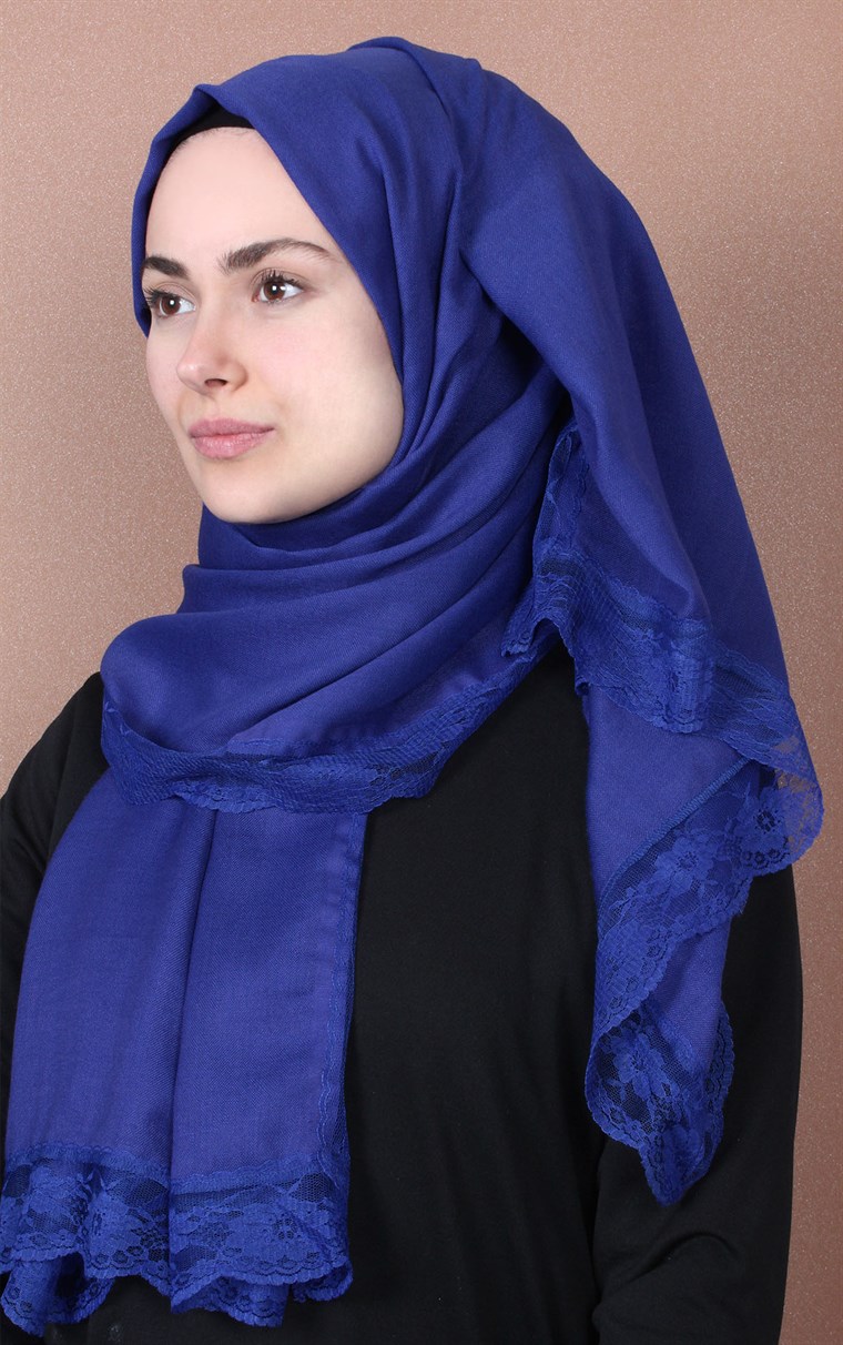 Dantelli Paşmina Şal 1243-46