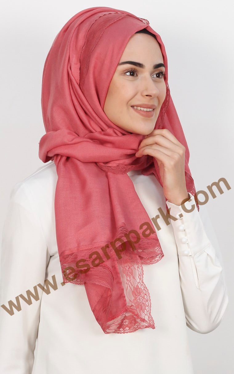 Dantelli Paşmina Şal 1243-49