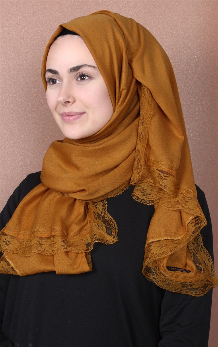 Dantelli Paşmina Şal 1243-52