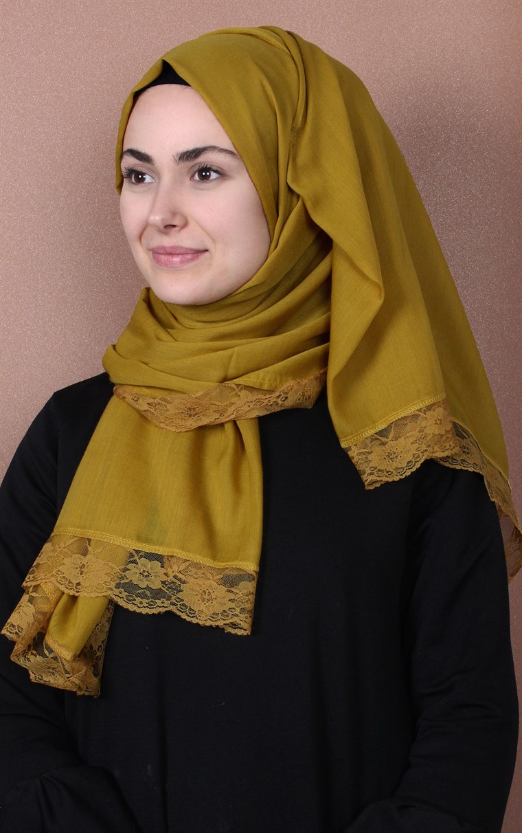 Dantelli Paşmina Şal 1243-53