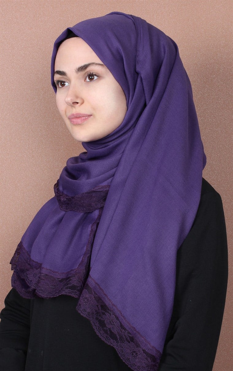 Dantelli Paşmina Şal 1243-57