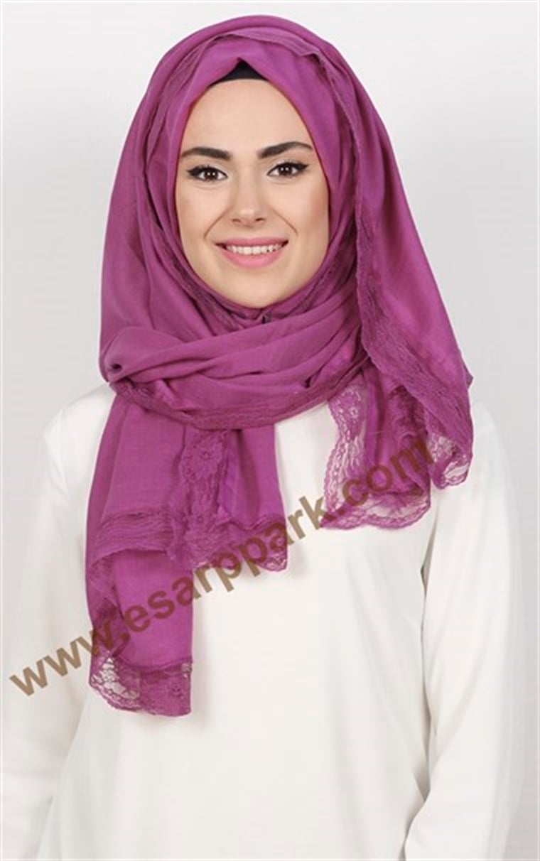 Dantelli Paşmina Şal 1243-61