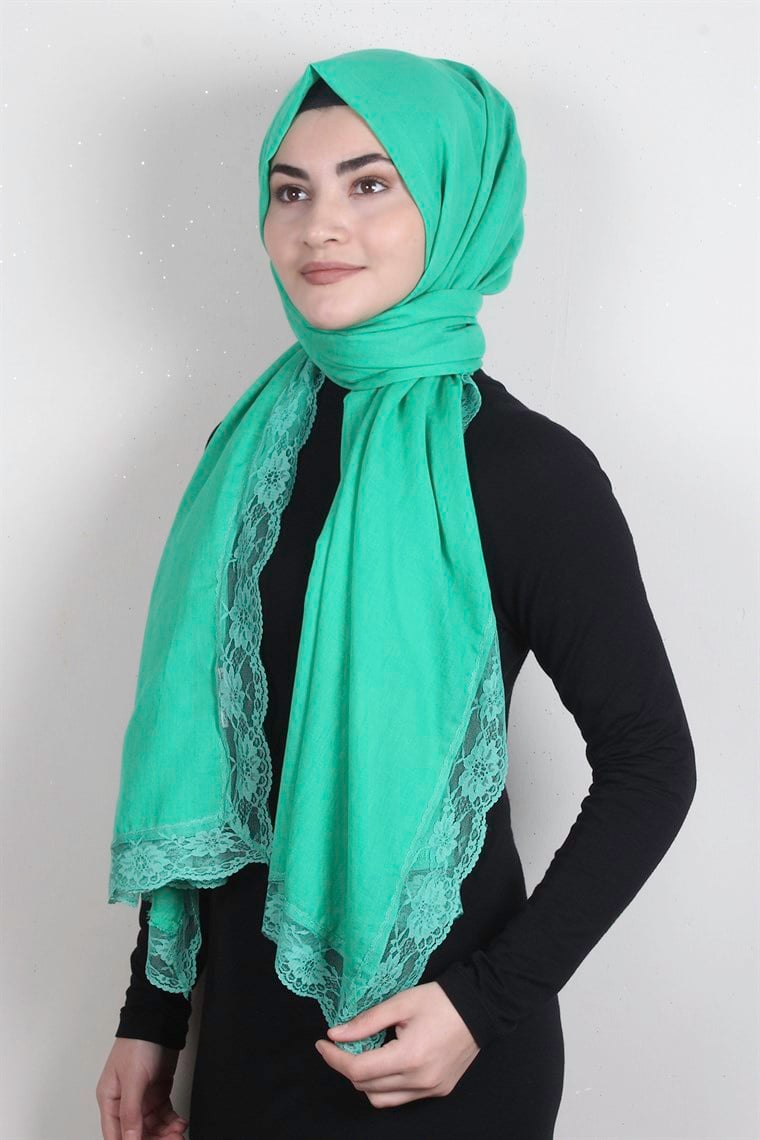 Dantelli Paşmina Şal 1243-64