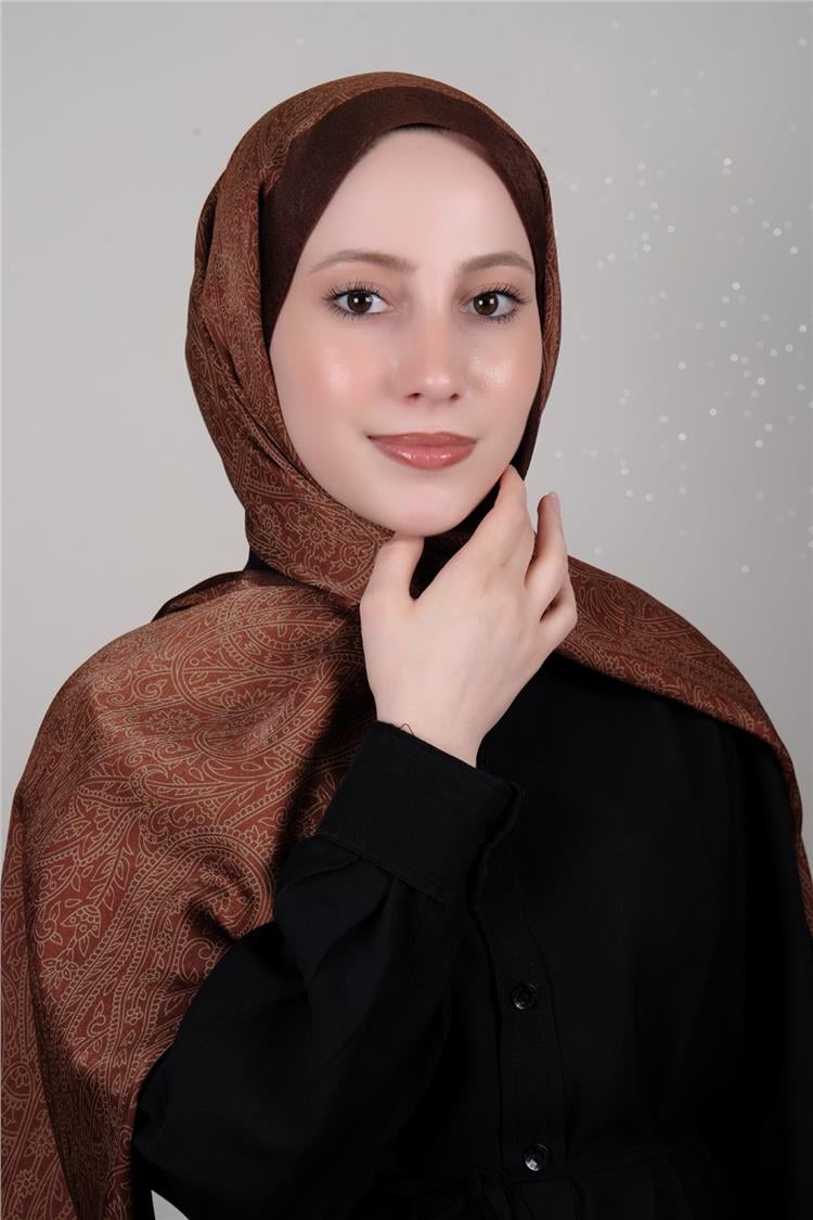 Desenli Lotus Şal 1516-7