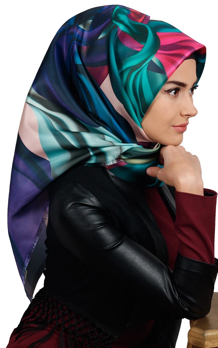 Tafta Dijital Eşarp 1320-6