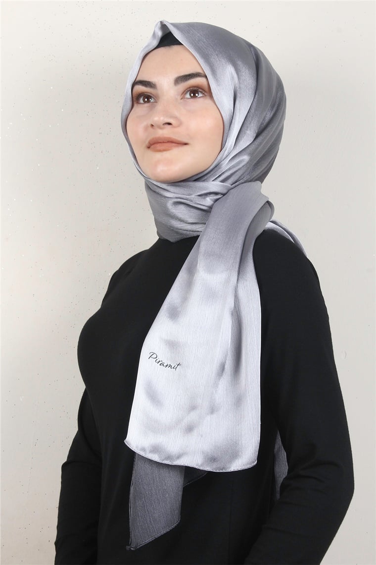 Diamond Degrade Janjan Şal 2728-20 Gümüş