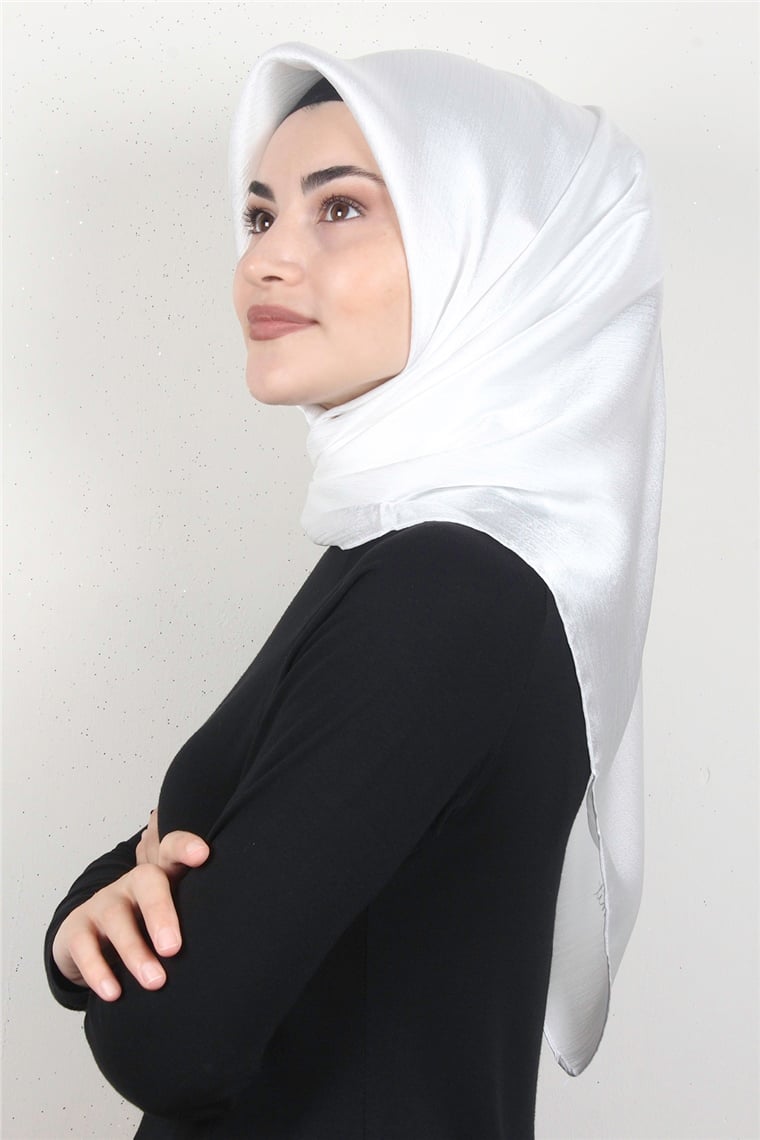 Diamond Janjan Eşarp 4103-27 Beyaz