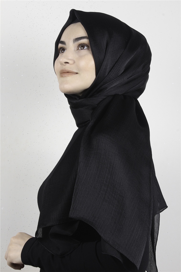 Diamond Janjan Şal 2727-25 Siyah