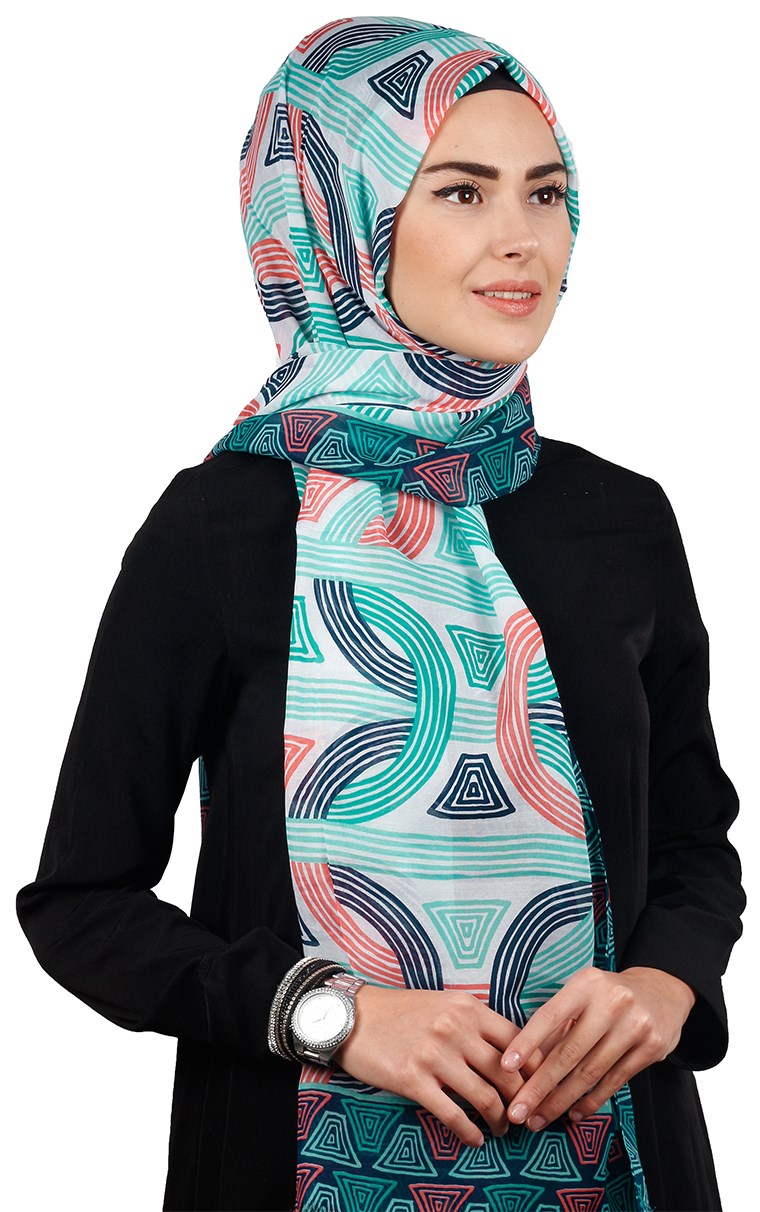 Pamuklu Desenli Şal 5371-13