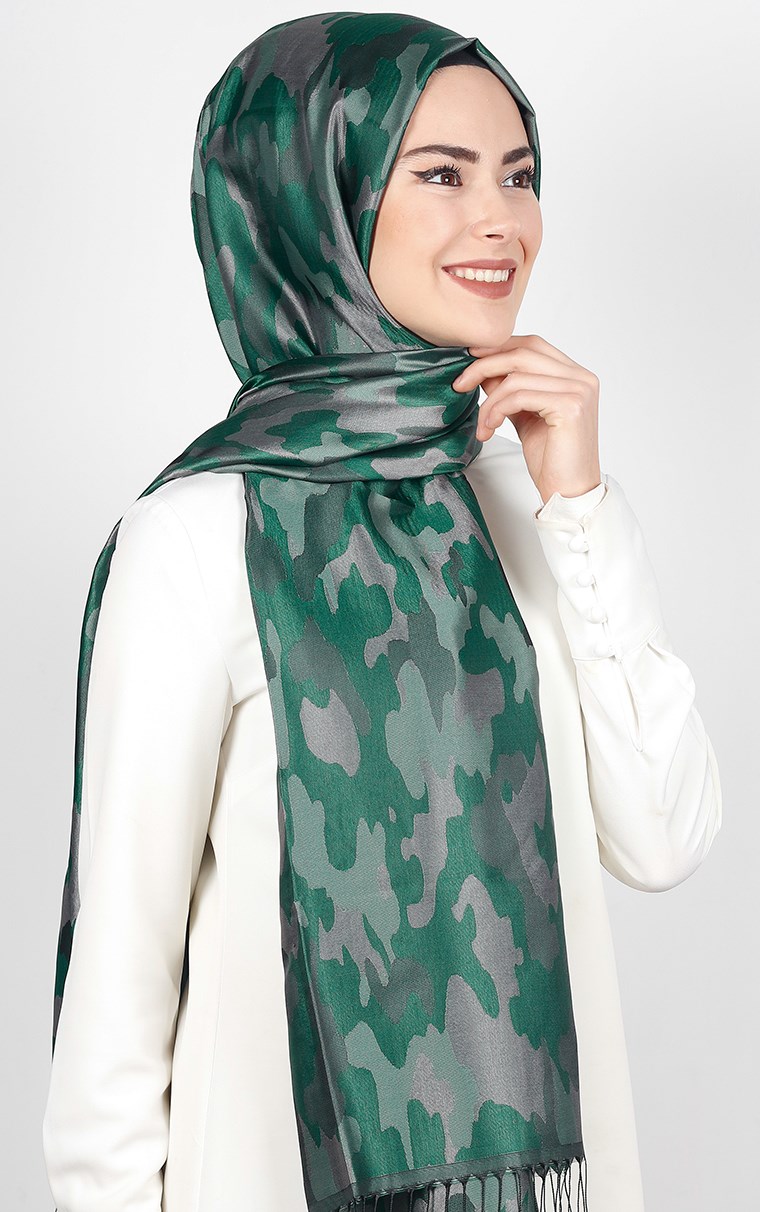 Kamuflaj İpeksi Şal 5550-47