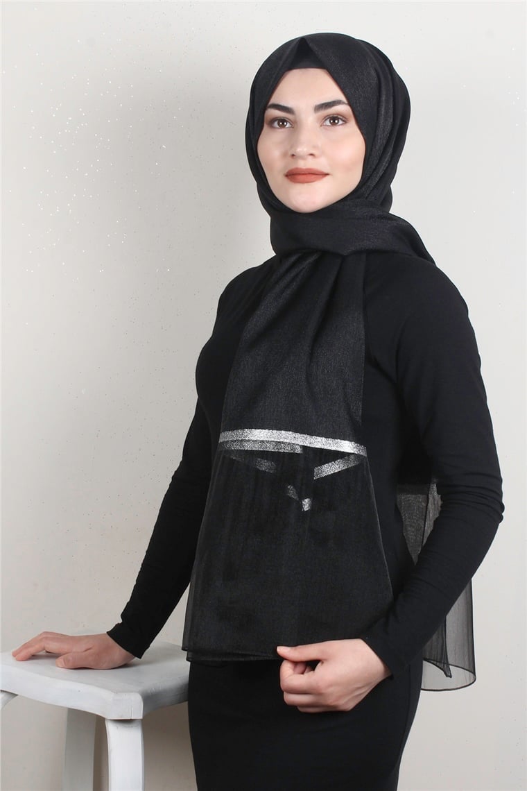 Elenora Şal 1905-13 Siyah