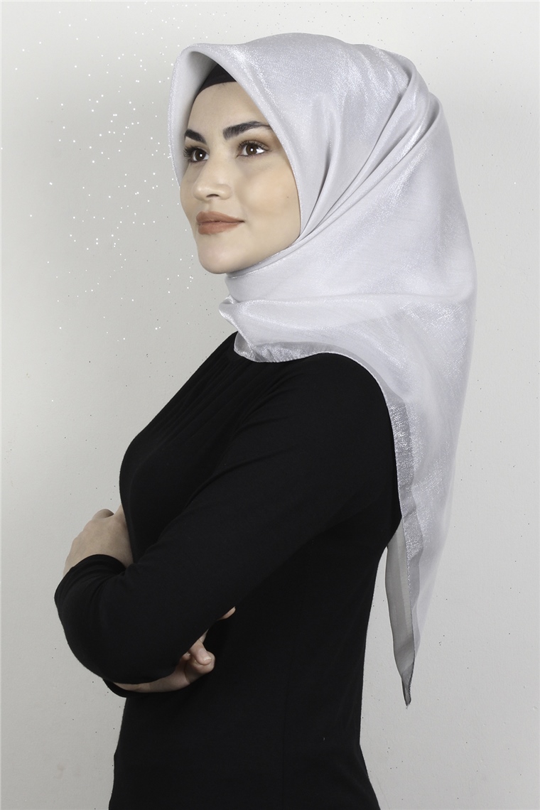 Elizya Simli Eşarp 3008-11 Gri