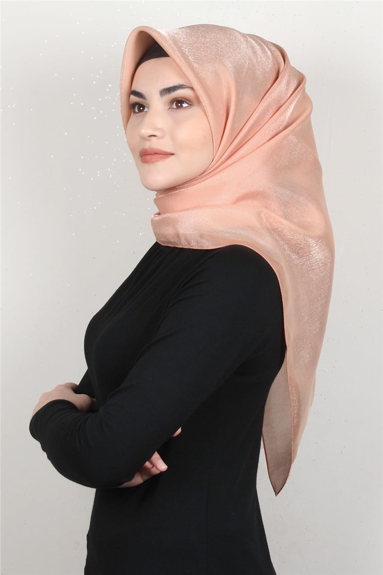 Elizya Simli Eşarp 3008-12 Somon