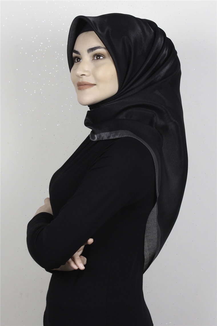 Elizya Simli Eşarp 3008-16 Siyah