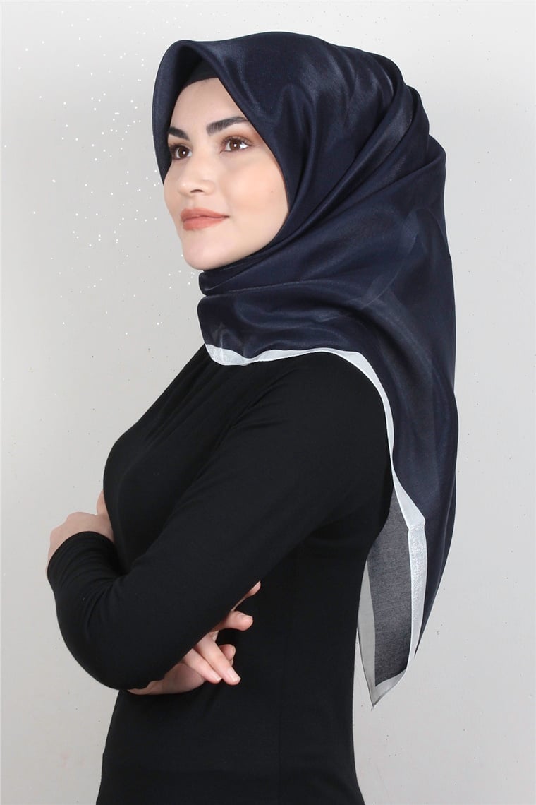 Elizya Simli Eşarp 3008-18 Lacivert