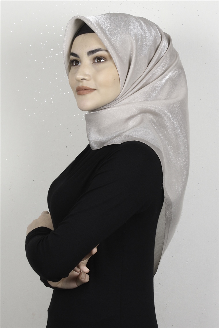 Elizya Simli Eşarp 3008-2 Kum Beji