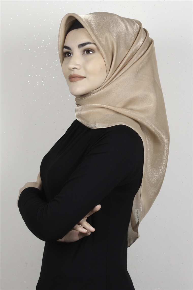 Elizya Simli Eşarp 3008-21 Soğan Kabuğu