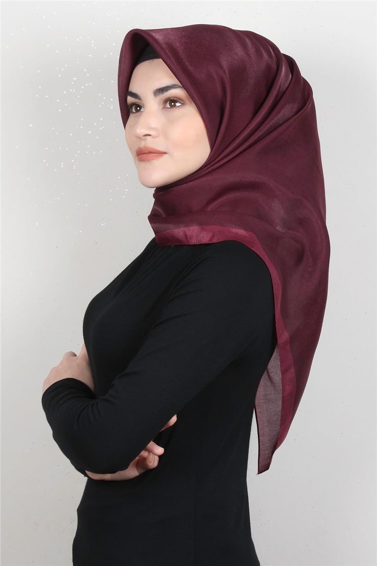 Elizya Simli Eşarp 3008-4 Bordo