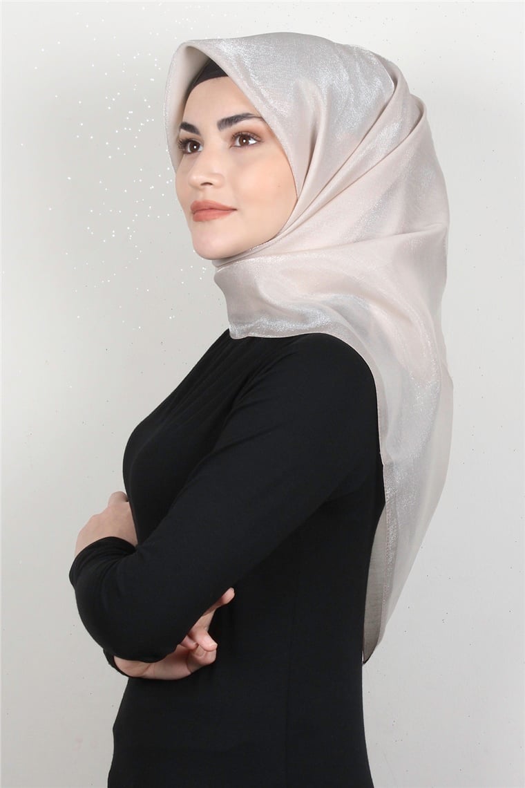 Elizya Simli Eşarp 3008-7 Bej