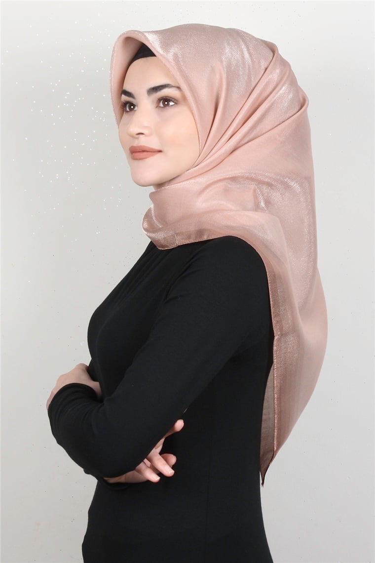 Elizya Simli Eşarp 3009-12 Koyu Bej