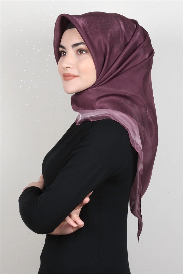 Elizya Simli Eşarp 3009-17 Gül Kurusu