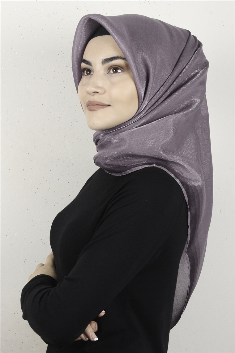 Elizya Simli Eşarp 3009-28 İncir Moru