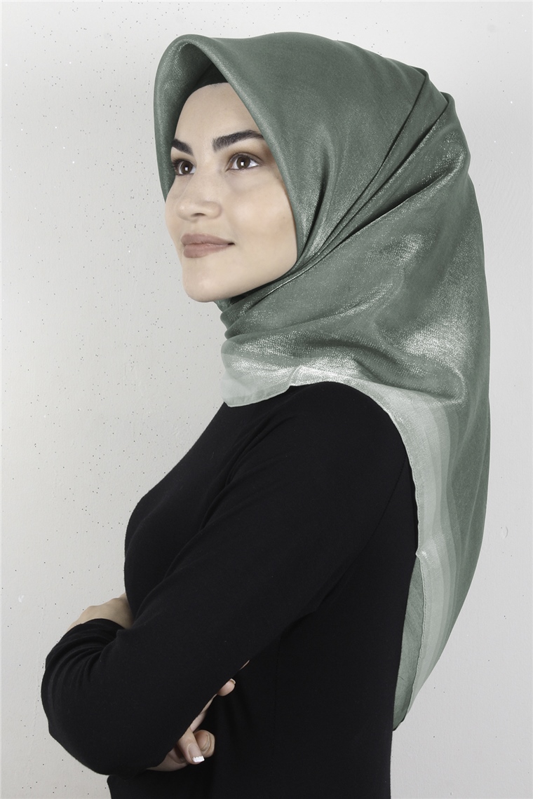 Elizya Simli Eşarp 3009-31 Mint Yeşili