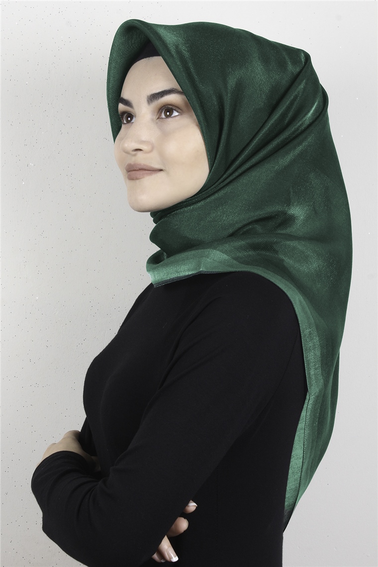 Elizya Simli Eşarp 3009-36 Zümrüt
