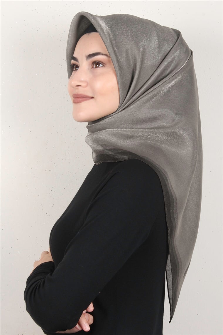 Elizya Simli Eşarp 3009-45 Miskli Kahve