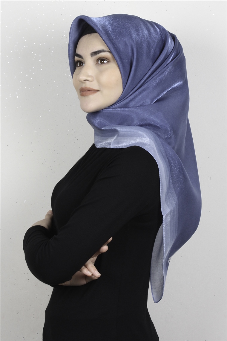 Elizya Simli Eşarp 3009-5 İndigo