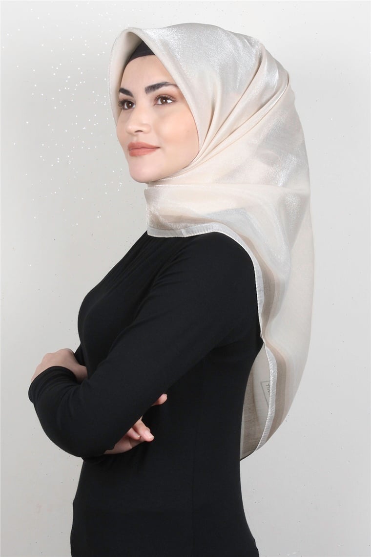 Elizya Simli Eşarp 3009-6 Bej