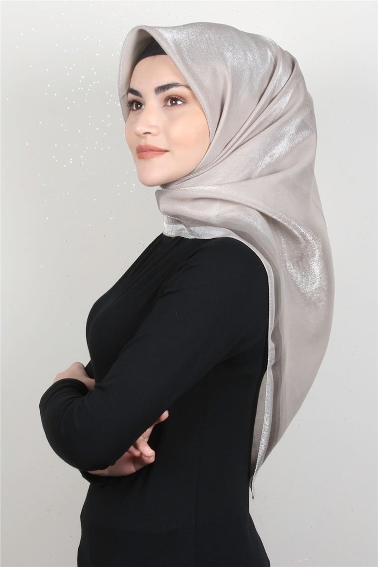 Elizya Simli Eşarp 3009-8 Kum Beji