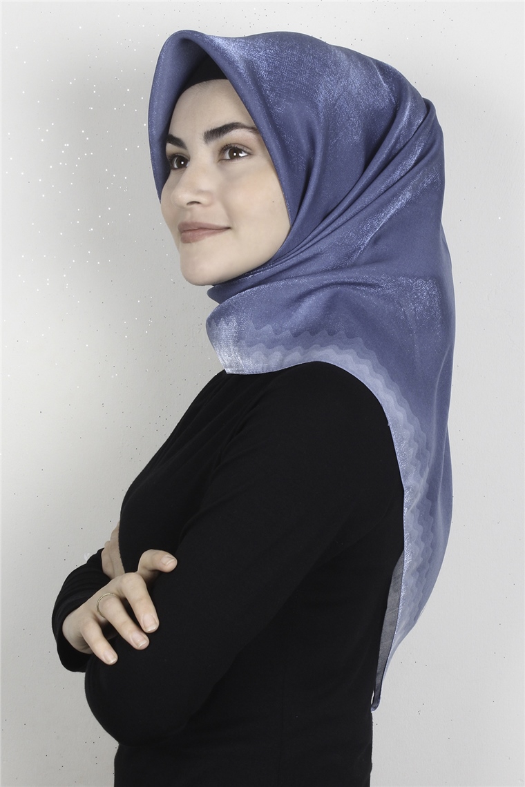 Elizya Simli Eşarp 4008-11 İndigo