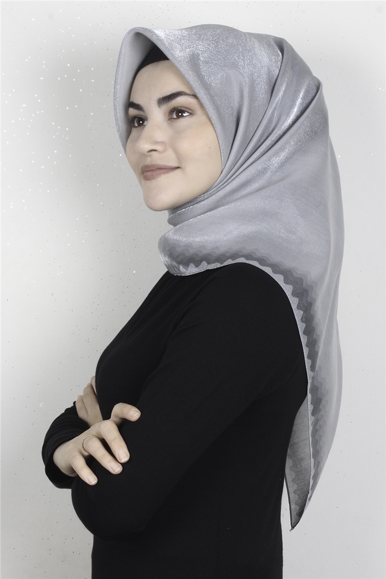 Elizya Simli Eşarp 4008-13 Duman