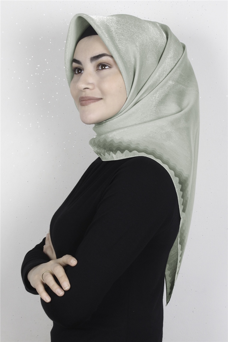 Elizya Simli Eşarp 4008-9 Çağla Yeşili