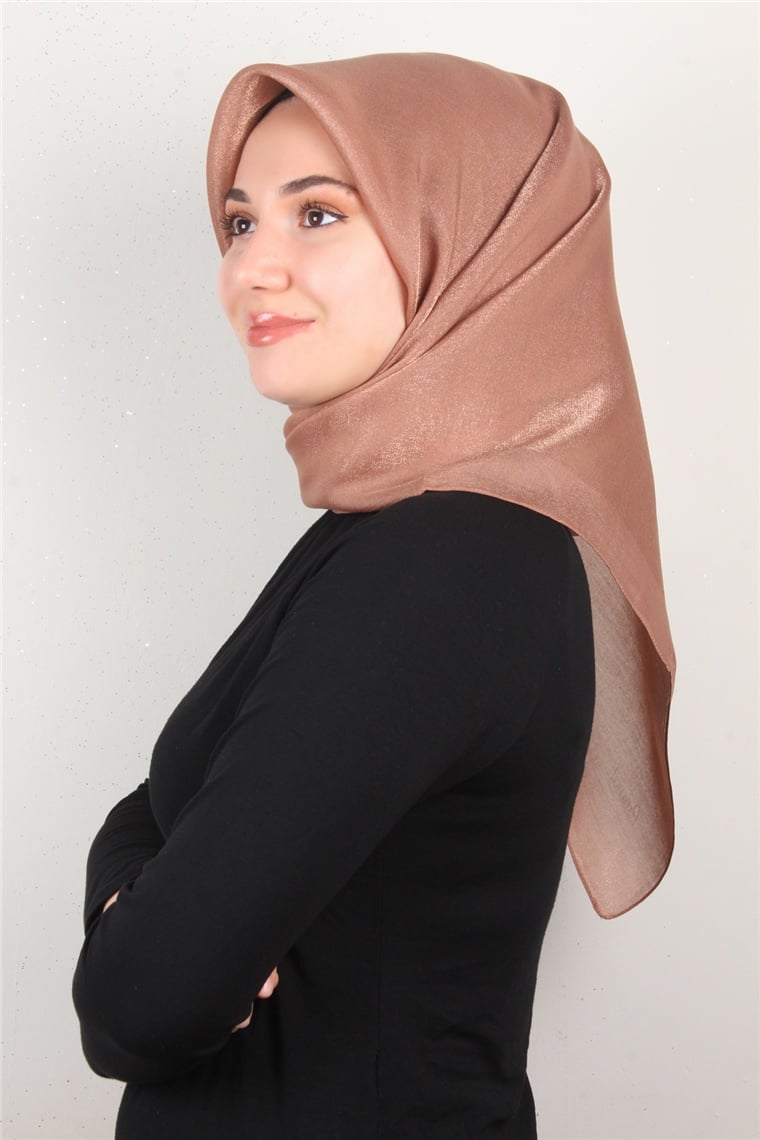 Elizya Simli Eşarp 4009-21 Soğan Kabuğu