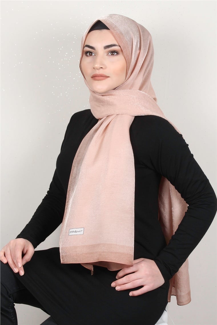 Elizya Simli Şal 4000-11 Bej